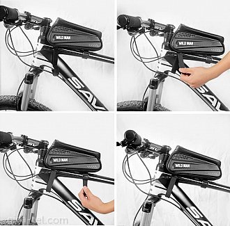 Wildman ES3 hardpouch for bicycle