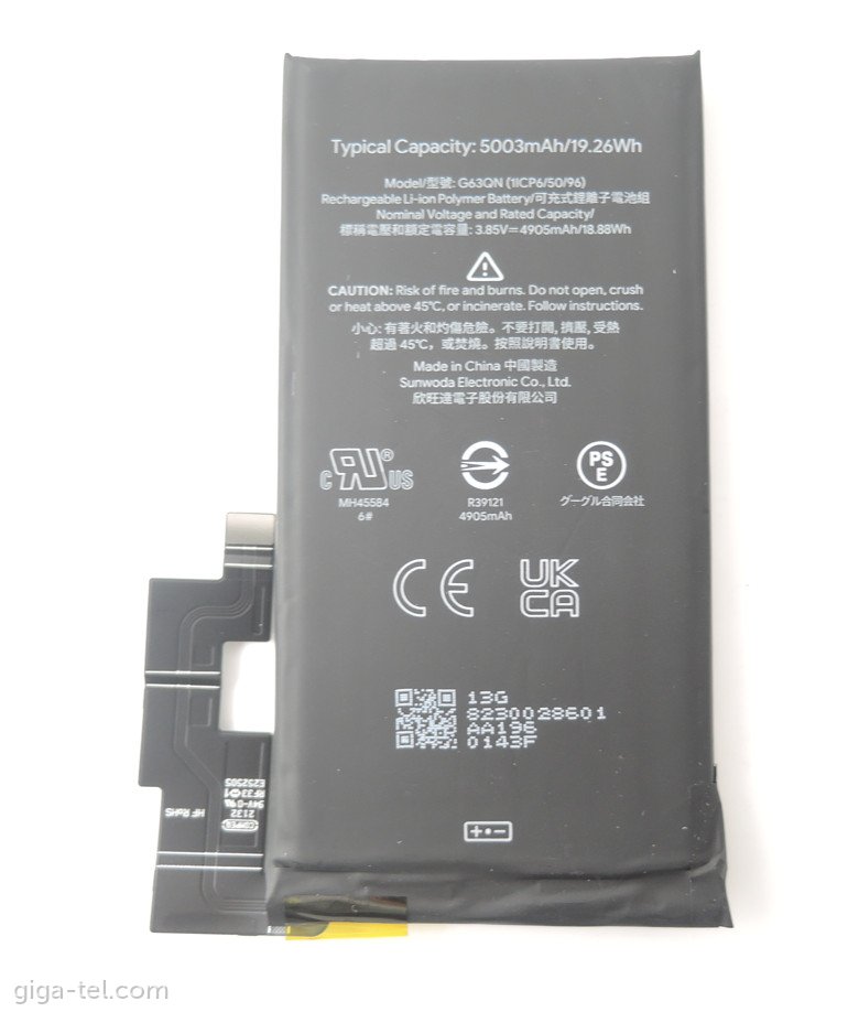 Google Pixel 6 Pro / G63QN battery