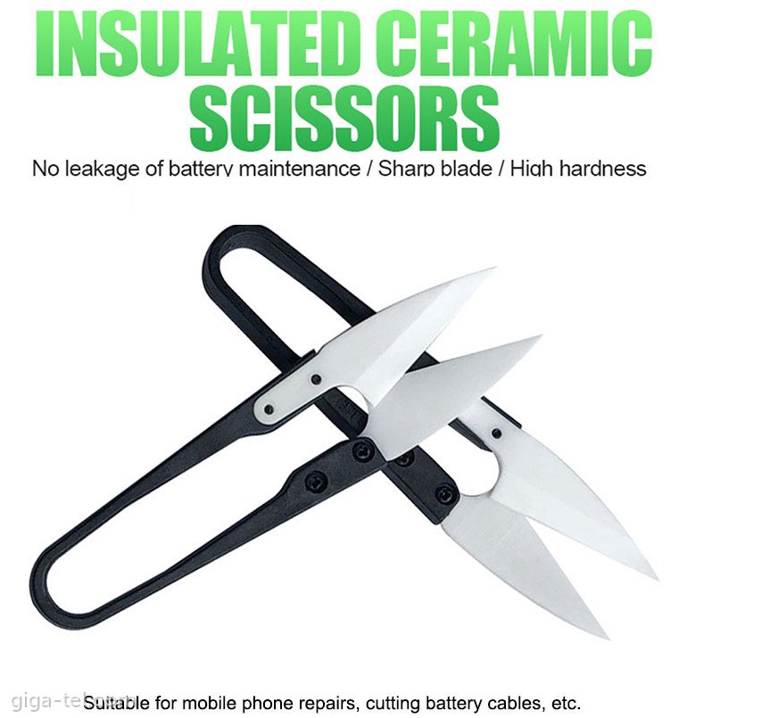 Ceramic anti-static scissors