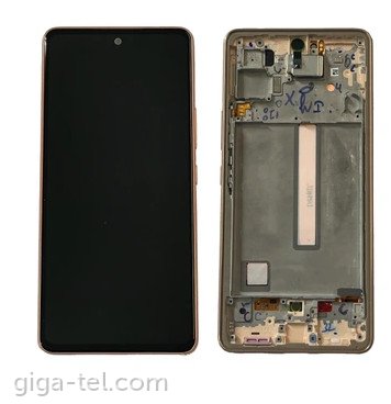 Samsung A536B full LCD peach / gold