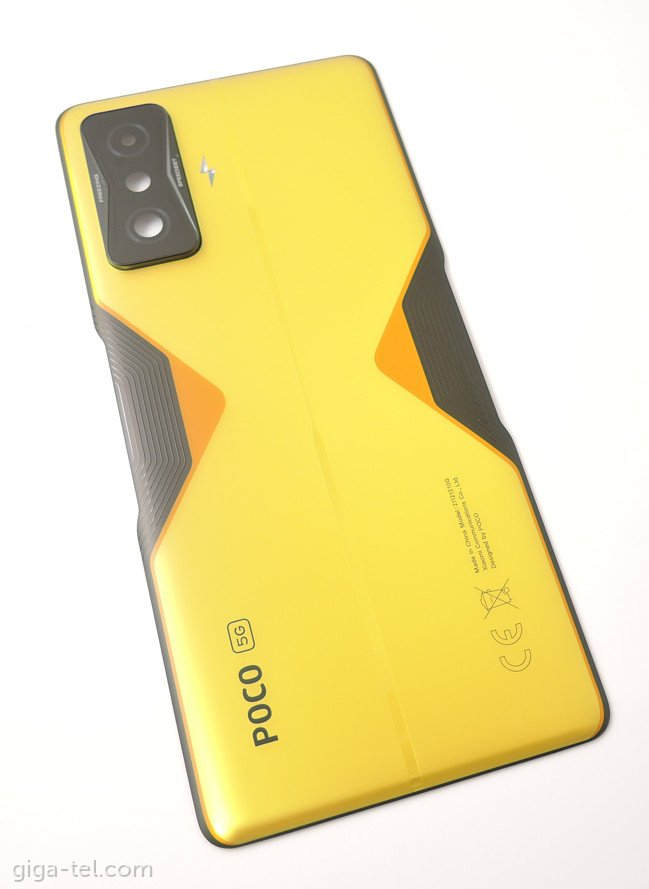 Xiaomi Poco F4 GT battery cover yellow
