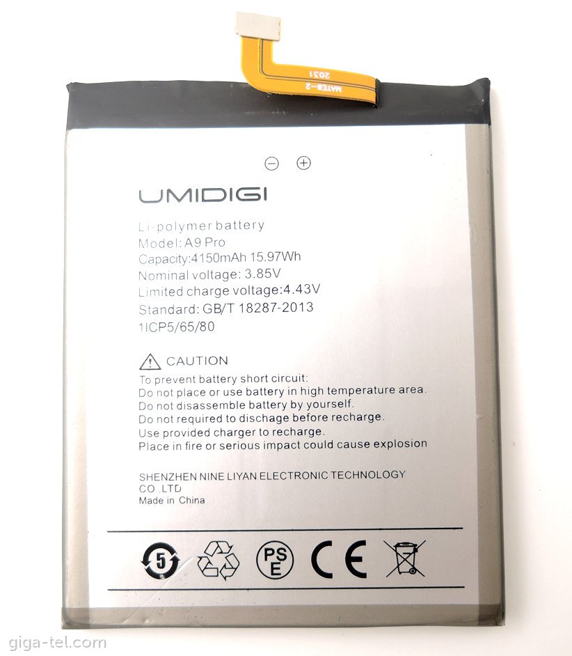 Umidigi A9 Pro battery OEM