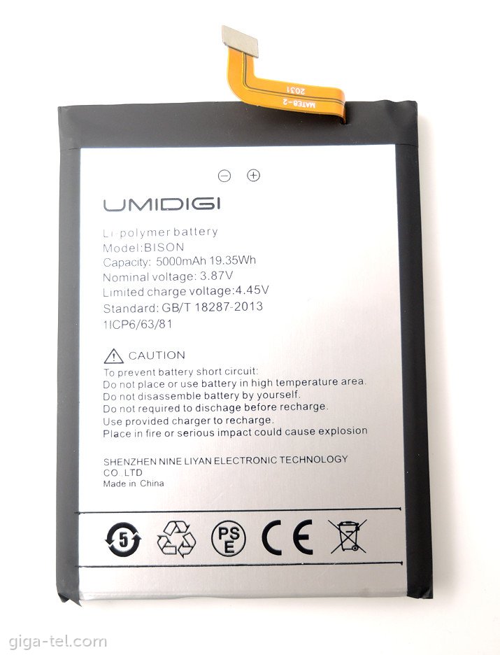 Umidigi Bison battery OEM