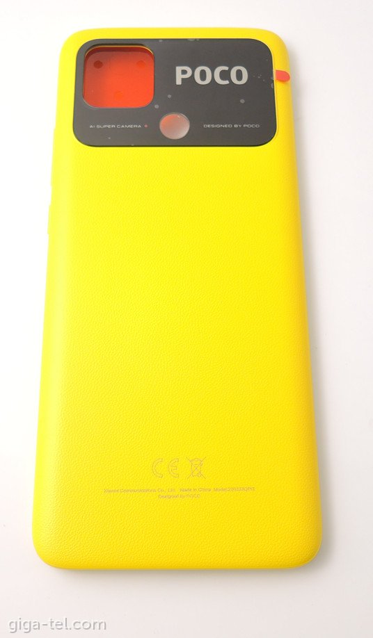 Xiaomi Poco C40 battery cover yellow