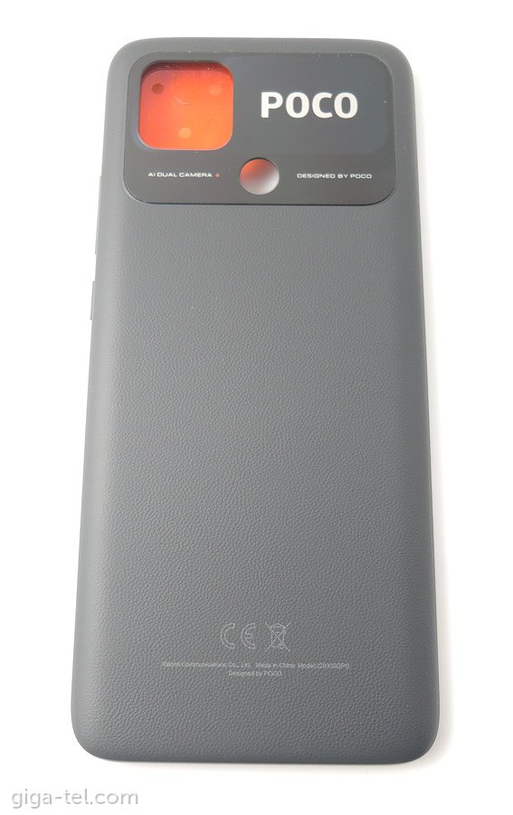 Xiaomi Poco C40 battery cover black