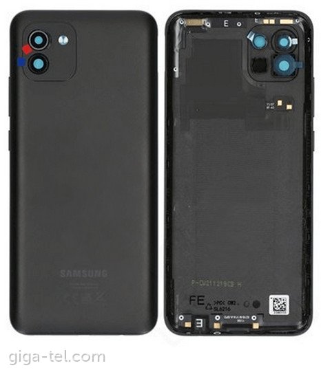 Samsung A035G battery cover black