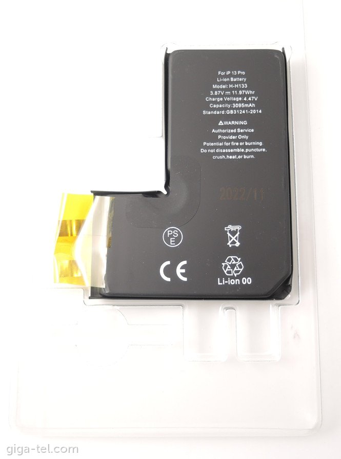 iPhone 13 Pro battery cell without flex - HIGH CAPACITY