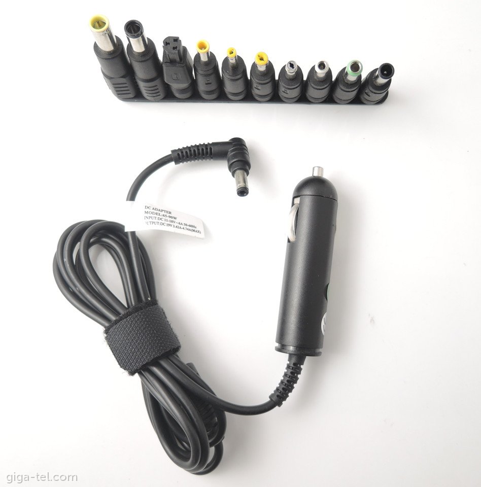 Notebook universal car charger 90W / 19V - 4.74A OEM