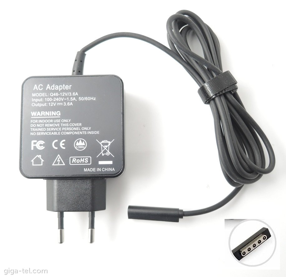 Microsoft Surface Pro 1,2,RT 10.6" charger OEM