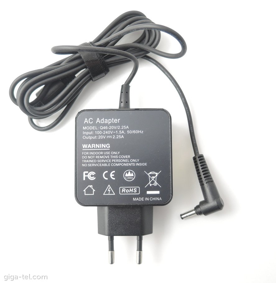 Lenovo charger 20V / 2.25A - 4 x 1,7mm OEM