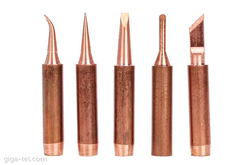 Soldering tips copper SET 5pcs