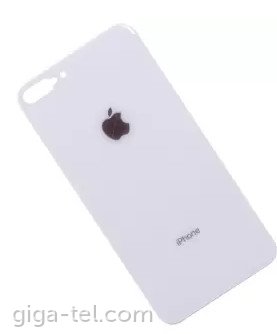 iPhone 7+,8+ tempered glass / back cover white