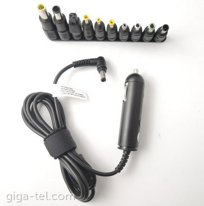 Notebook universal car charger 75W / 9V-3.95A OEM