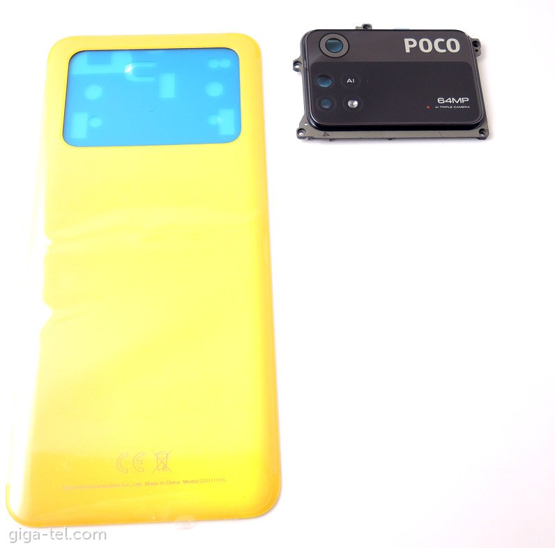 Xiaomi Poco M4 Pro 4G battery cover yellow