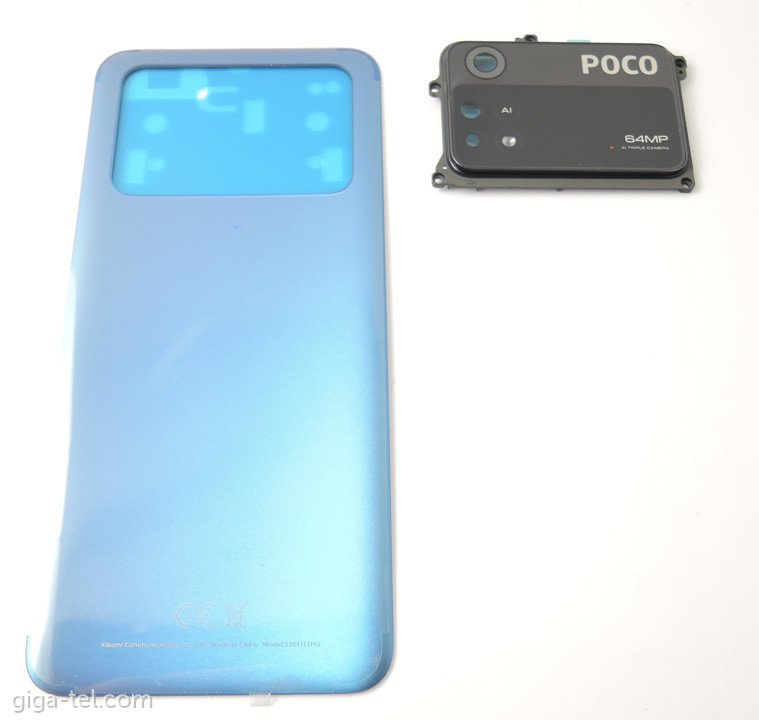 Xiaomi Poco M4 Pro 4G battery cover blue
