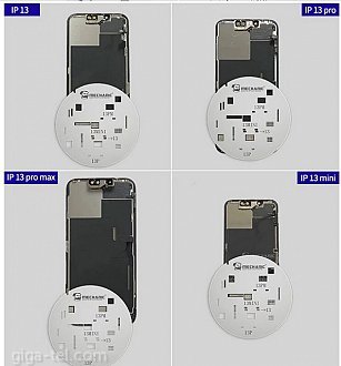 Stencil for changing IC chip of LCD(after without originality message) - for models 11,12 and 13