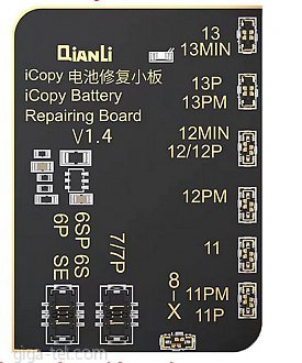 Qianli iCopy detection board for batteries iPhone 6S-13 Pro Max