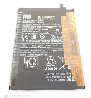 5000mAh - Xiaomi Poco M3 Pro 5G, Redmi Note 10T / Redmi 10 ( Factory ATL)