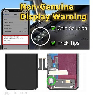 iPhone 11 Pro LCD suitable for replacing the IC chip from the original LCD (after replacement, the phone does not display a message about non-original LCD), Can also be used without the need to replace the IC