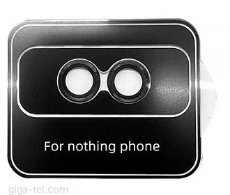Nothing Phone 1 camera tempered glass black