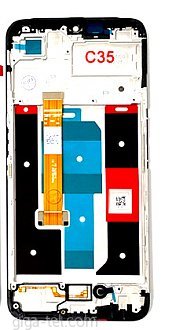 Realme C35 full LCD with frame