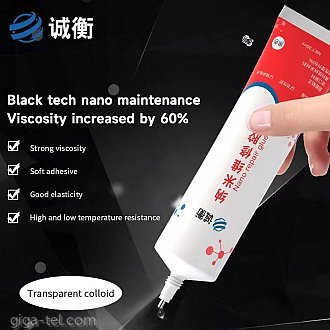 Nano adhesive suitable for phone repair - strong viscosity , non-greying, non-smelling, non-corrosive, increased viscosity 60%, elastic, temperature resistant