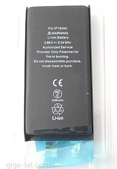 2560mAh - battery cell ready for flex recharging / then the phone is without warning message for non-original battery / certified - production 2024