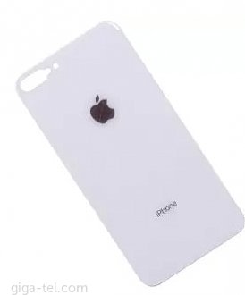 iPhone 7+,8+ tempered glass / back cover white