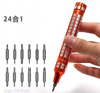Multifunciton screwdriver 24in1