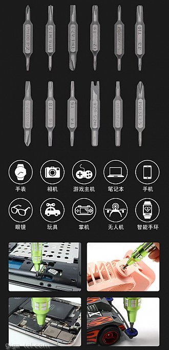 Multifunciton screwdriver 24in1