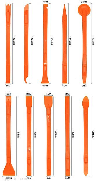 Plastic pry opening tool SET 10pcs