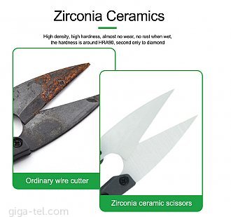 Ceramic anti-static scissors