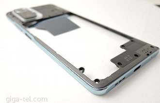 Xiaomi Redmi Note 10 Pro middle cover blue+camera frame 
