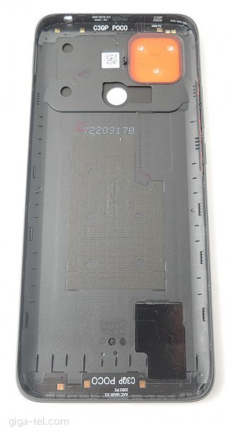 Xiaomi Poco C40 battery cover black