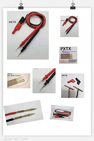 PXTX sprofi cables for multimeter, power supply