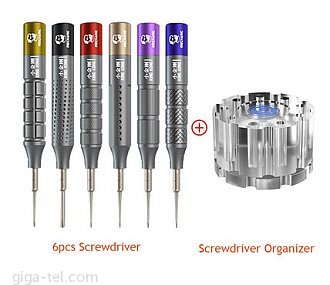 Mechanic profi screwdrivers SET 6pcs+stand