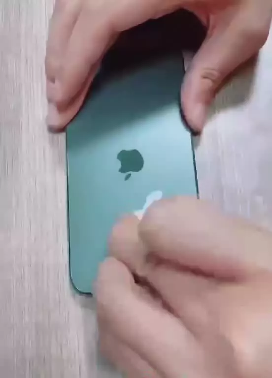 iPhone 13,13 mini camera tempered glass green