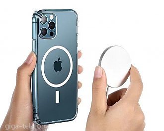 Edivia magnetic TPU cover iPhone 12 transparent