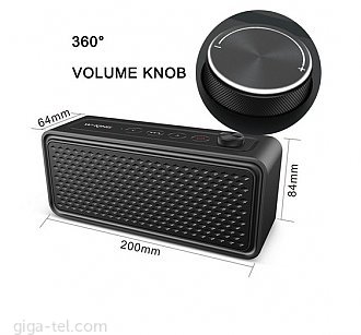 W-King X9 bluetooth speaker 20W gold