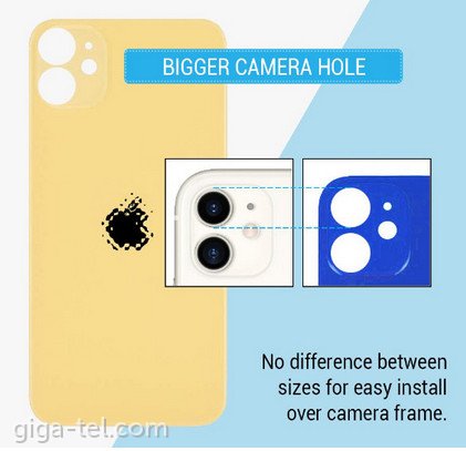 iPhone 13 mini back cover blue / bigger camera hole
