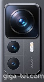 Xiaomi 12T Pro camera frame+lens black