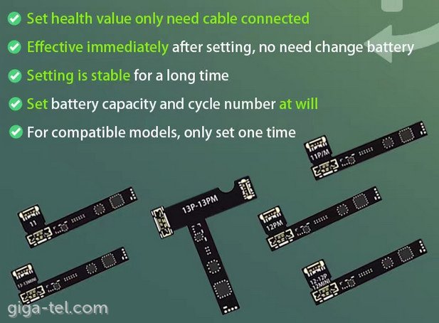 iPhone 11 Pro, 11 Pro Max battery repair flex - without programming