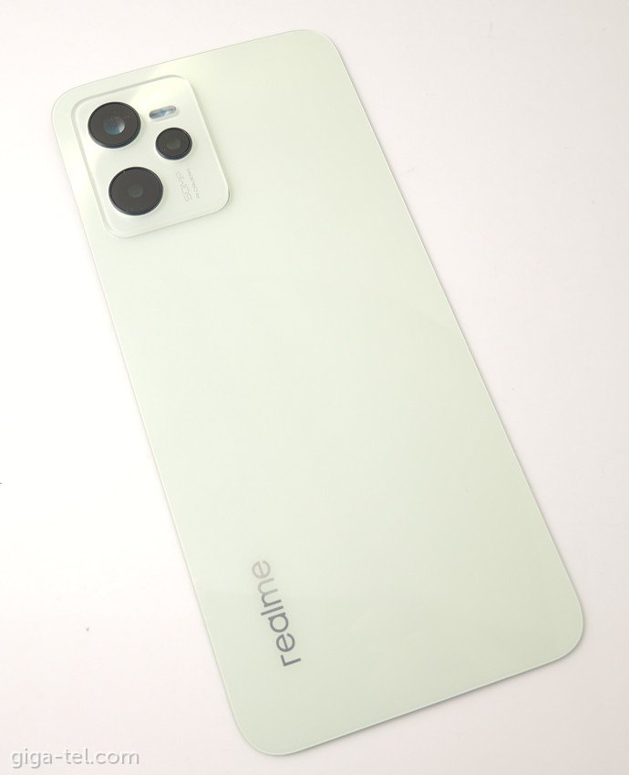 Realme C35 battery cover green