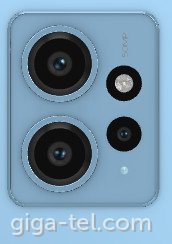 Xiaomi Redmi Note 12 camera frame+lens blue