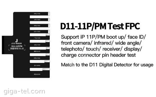 JCID D11 test flex FPC for iphone 11 Pro,11 Pro Max