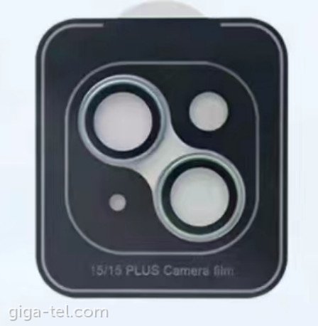 iPhone 15,15 Plus camera tempered glass blue