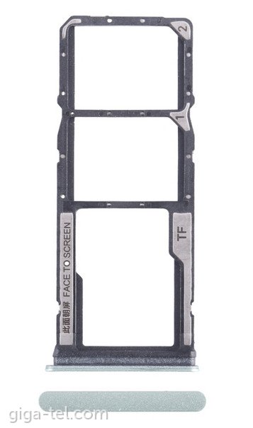 Xiaomi Redmi 13C,Poco C65 SIM tray green