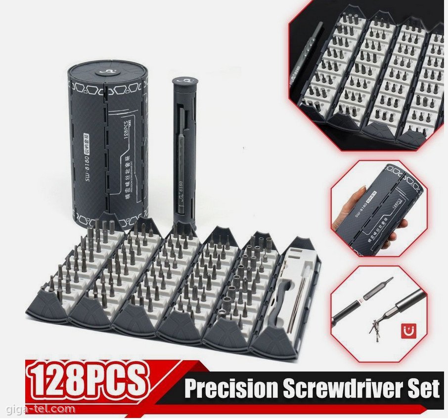 Magnetic Precision Screwdriver Set 128 In 1