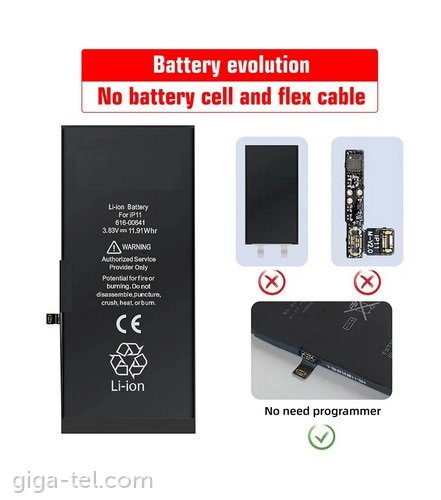 iPhone 11 Pro battery- BMS connector ready