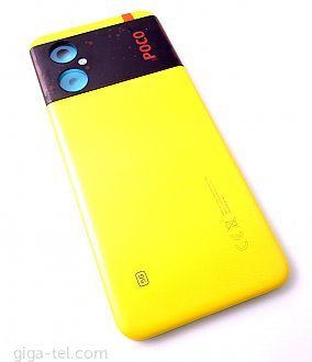 Xiaomi Poco M4 5G battery cover yellow